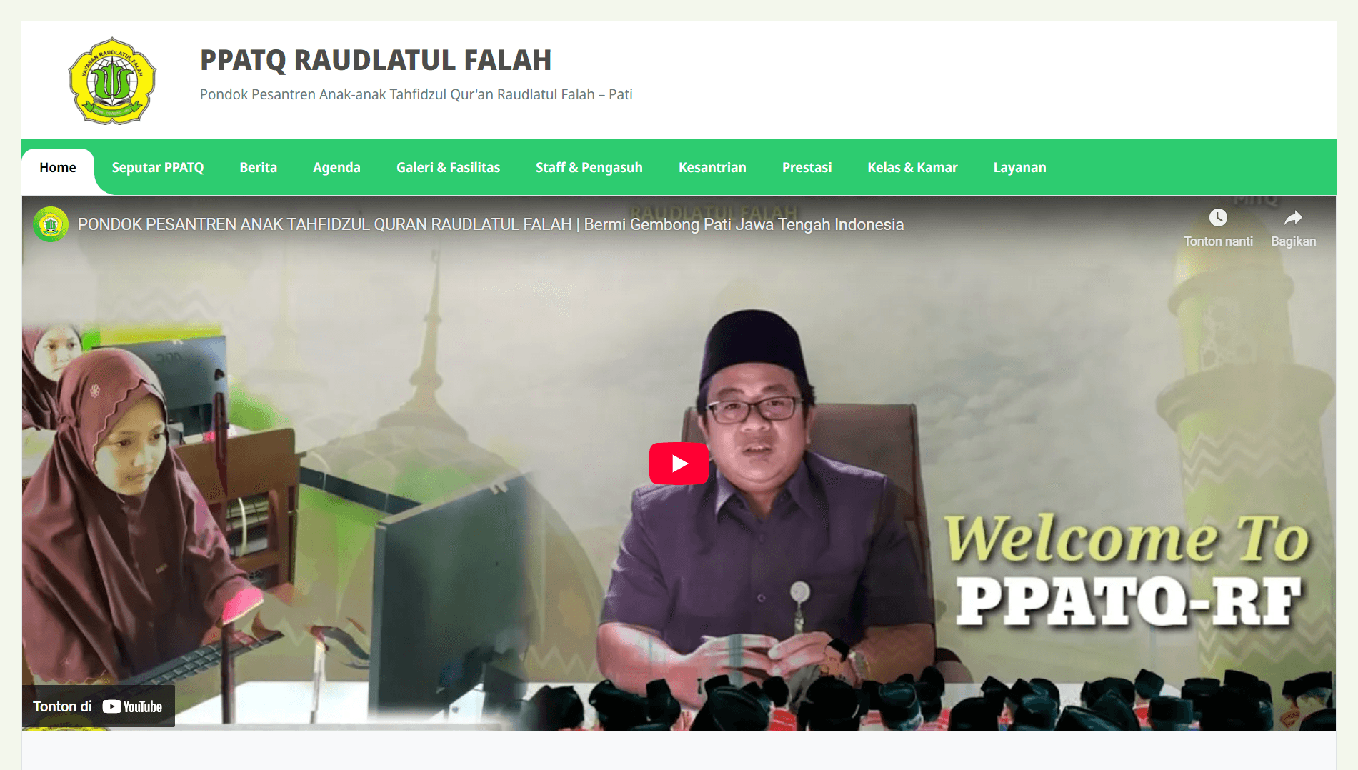 Institutional Profile Website — portfolio Mandara Jaya Abadi (1/6)