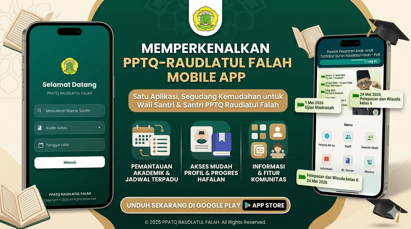 PPATQ-Raudlatul Falah Mobile App — portfolio Mandara Jaya Abadi (1/1)
